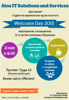 #WelcomeDay